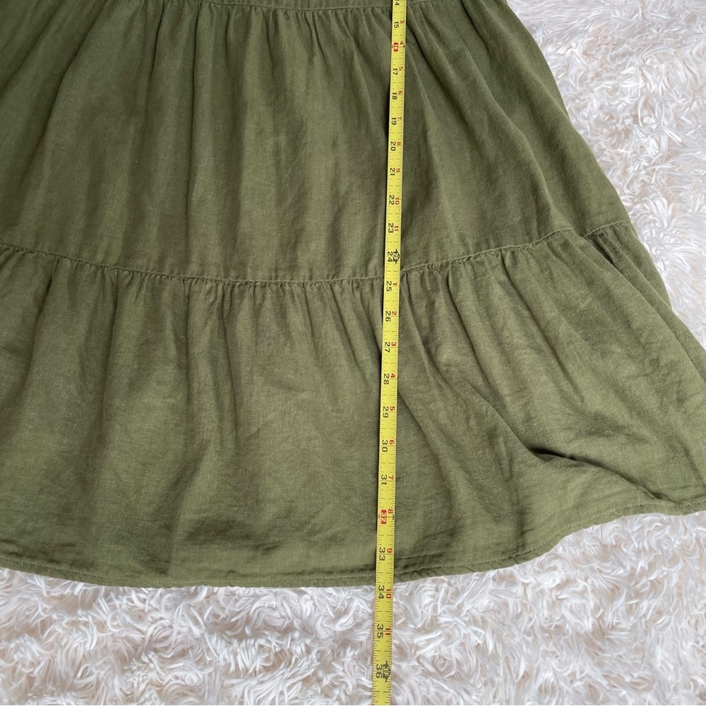 Madewell Olive Green Mini Dress - Picture 5 of 13